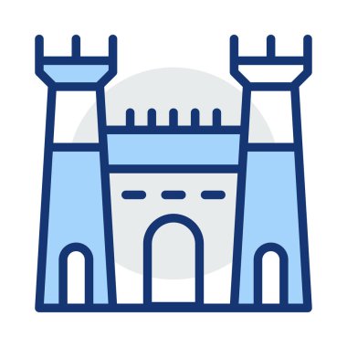 Renk web simgesi. Vektör çizim