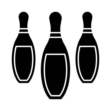 skittles düz simgesi beyaz arka plan, vektör, illüstrasyon izole 