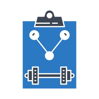 Spor renk vektör simgesi  