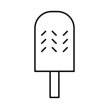 Lolly dondurma vektör renk simgesi