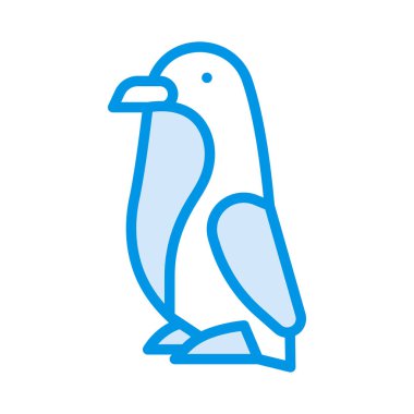 serçe kuş düz simgesi, vektör, illüstrasyon