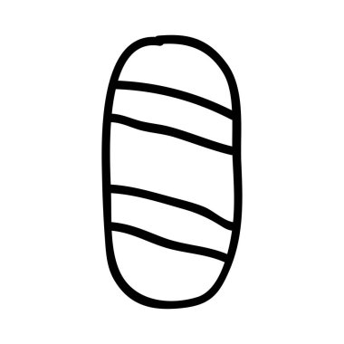 kaykay düz simgesi, vektör, illüstrasyon, spor kavramı 