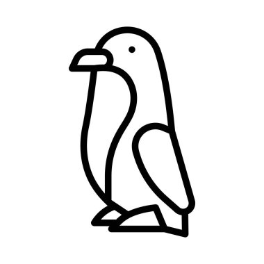 serçe kuş düz simgesi, vektör, illüstrasyon