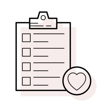 kontrol listesi panosu belge simgesi