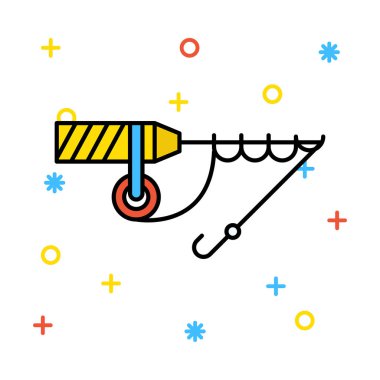 Spor web vektör simgesi