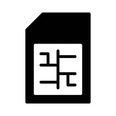 Kart renk web vektör simgesi