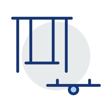 Renk web simgesi. Vektör çizim