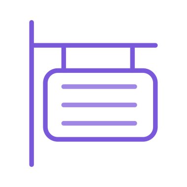  asılı düz simgesi, vektör, çizim kurulu  