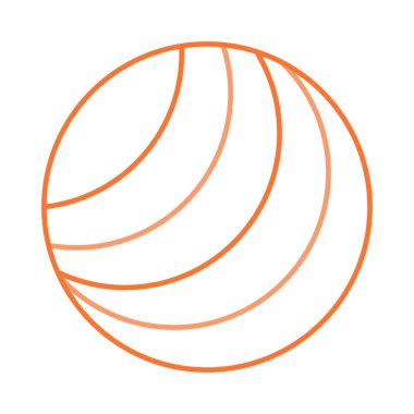 beysbol topu düz simgesi beyaz arka plan, vektör, illüstrasyon izole   