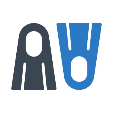 badminton yansımalar düz simgesi, vektör, illüstrasyon, spor kavramı 