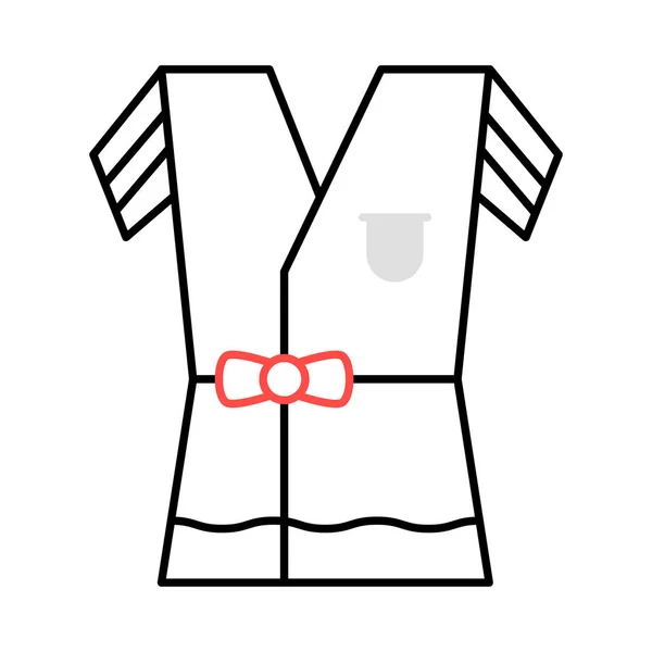 Gymnastiktuch Flaches Symbol Isoliert Auf Weißem Hintergrund Vektor Illustration — Stockvektor