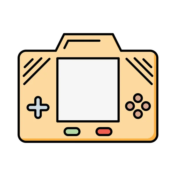 Kleur Web Gaming Pictogram — Stockvector