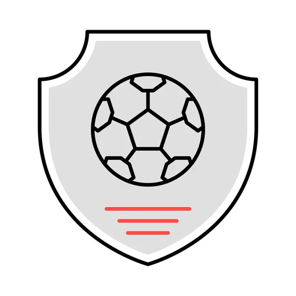 Soccer Football Web Icon — Stock Vector