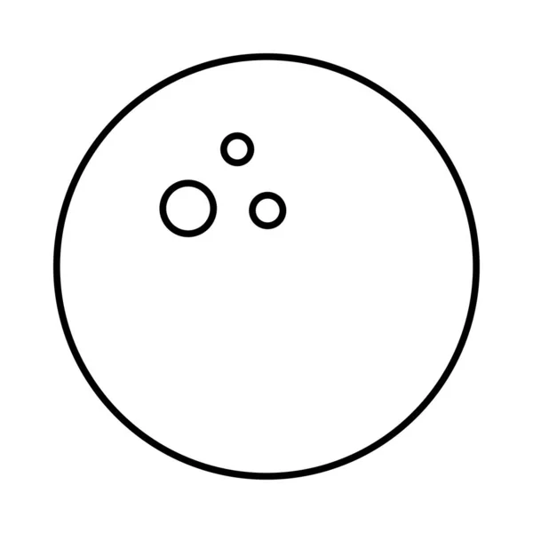 Bowling Jeu Quilles Vecteur Couleur Icône — Image vectorielle