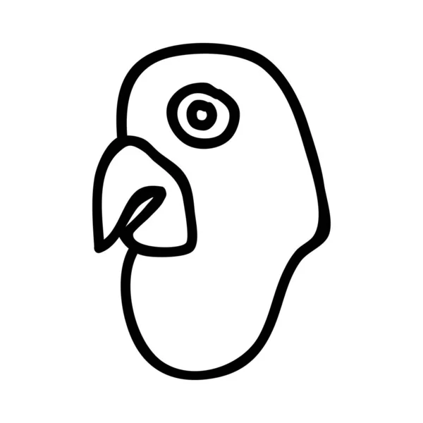 Куряча Плоска Іконка Вектор Ілюстрація — стоковий вектор