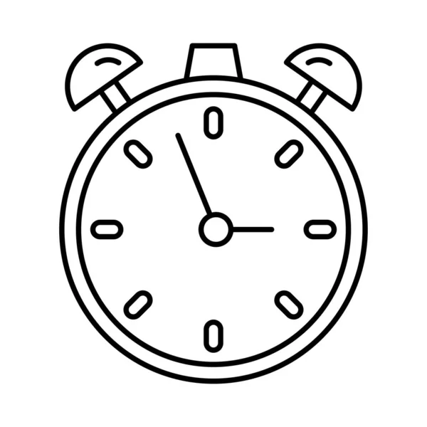 Нагадування Годинник Плоский Значок Вектор Ілюстрація — стоковий вектор