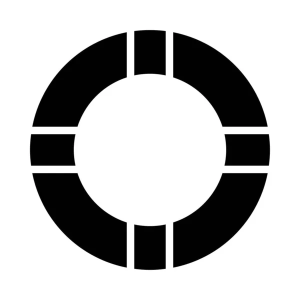 Life Tube Flaches Symbol Vektor Illustration — Stockvektor