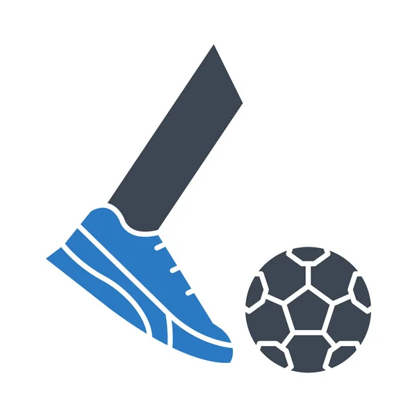 Soccer Football Web Icon — Stock Vector