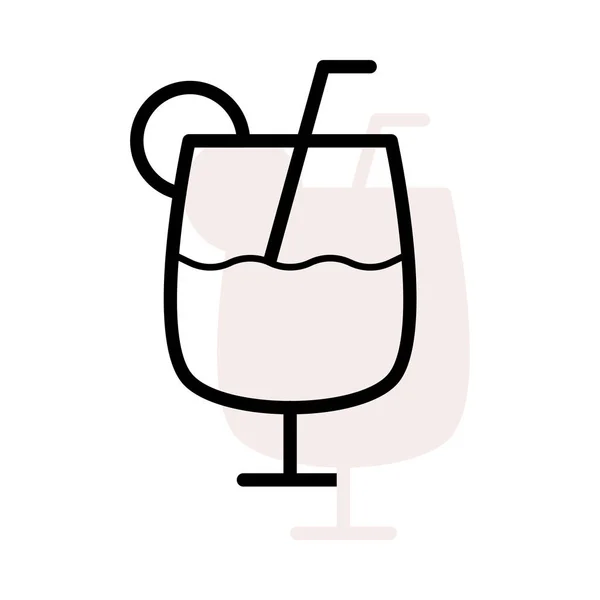 Jugo Bebida Web Icono — Archivo Imágenes Vectoriales