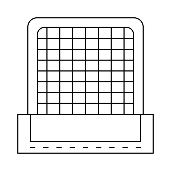 Voetbal Voetbal Web Pictogram — Stockvector