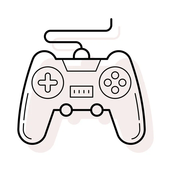 Color Web Gaming Icon — Stock Vector