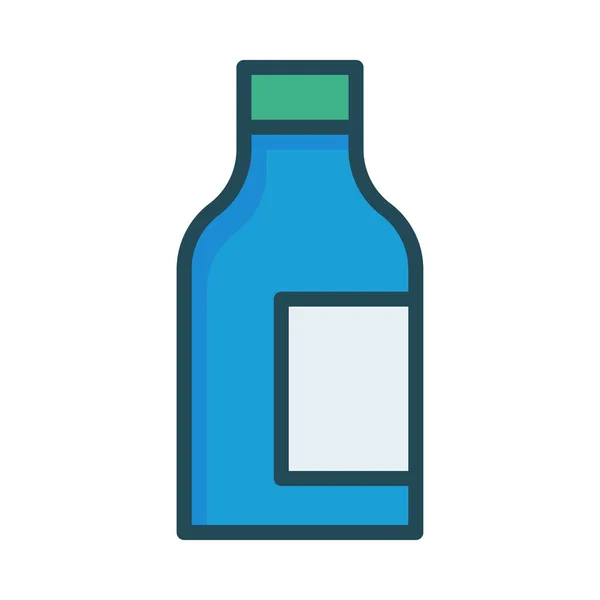 Beber Icono Vector Color Web — Archivo Imágenes Vectoriales