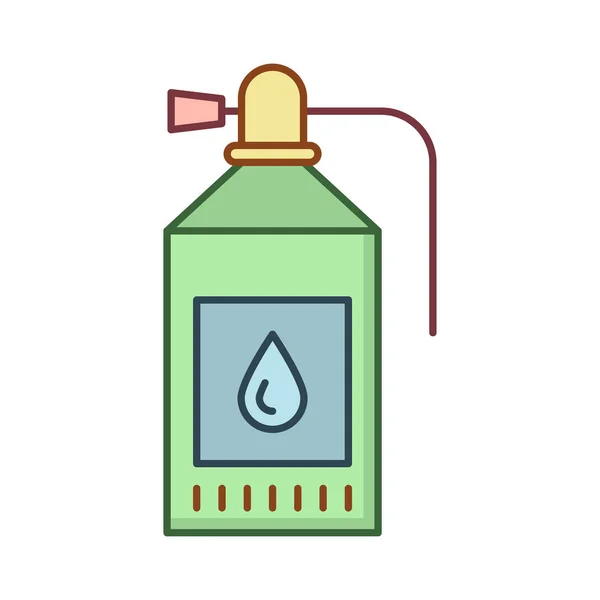 Extinguisher Flat Icon Isolated White Background Vector Illustration — Stock Vector