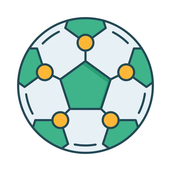 Futebol Ícone Web Futebol — Vetor de Stock