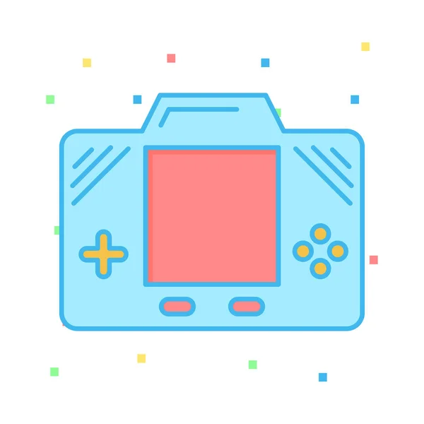 Vector Video Game Console Pictogram — Stockvector