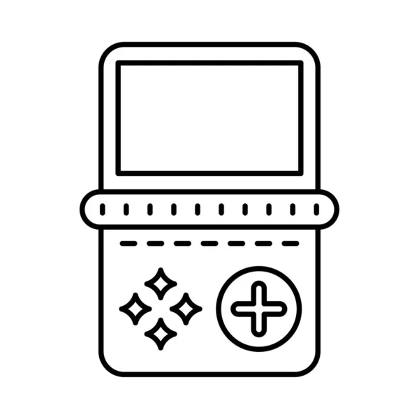 Vector Video Game Console Pictogram — Stockvector