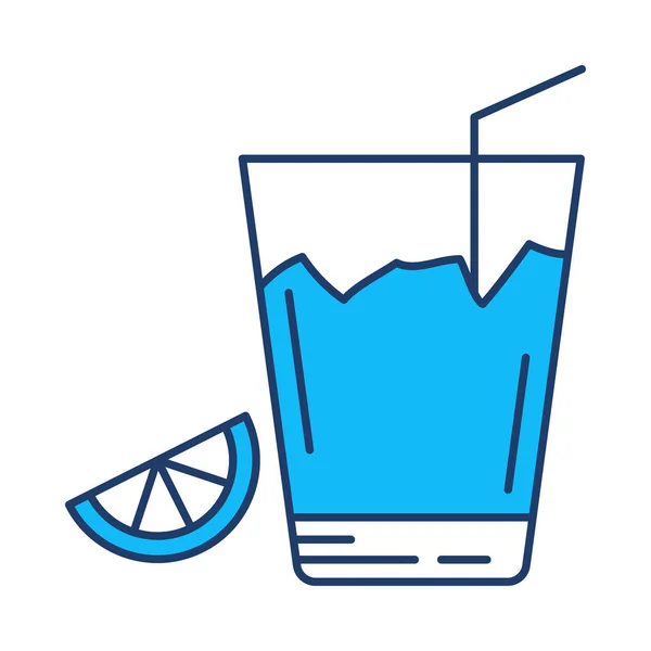 Jugo Bebida Web Icono — Vector de stock