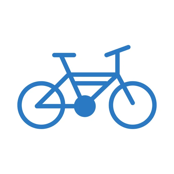 Cykel Flat Ikonen Vektor Illustration — Stock vektor