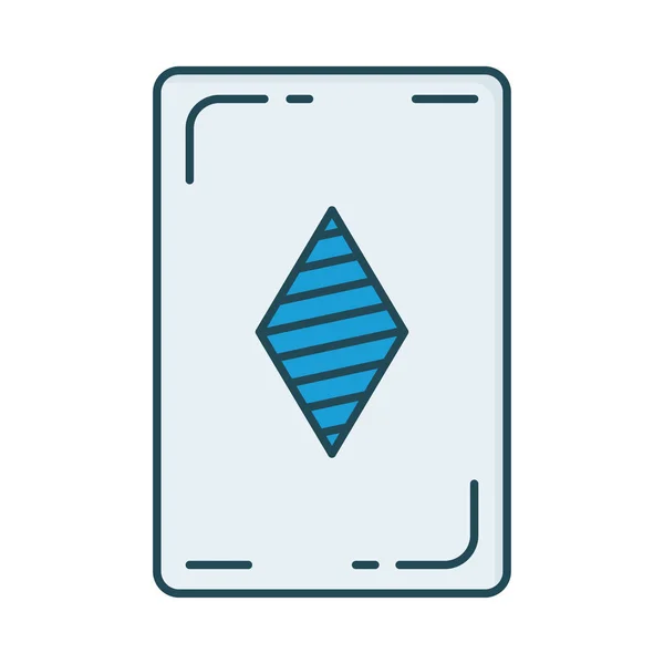 Card Color Web Vector Icon — Stock Vector