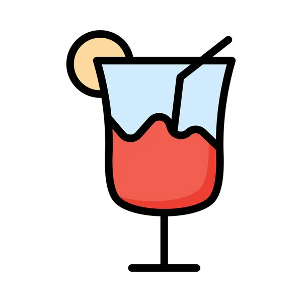 Sap Drinken Web Pictogram — Stockvector