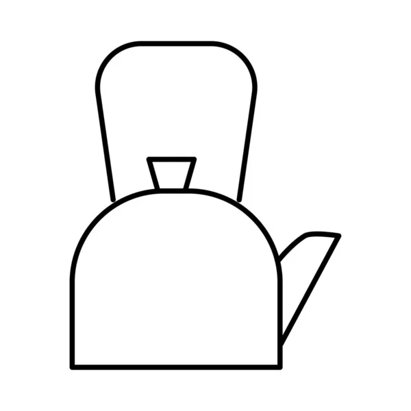 Иконка Горячего Векторного Цвета Чая — стоковый вектор