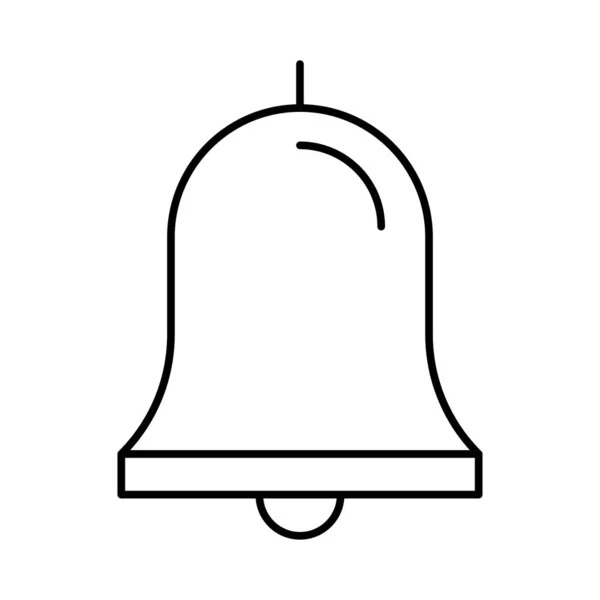 Glocke Alarm Benachrichtigungsvektor Farbe Symbol — Stockvektor