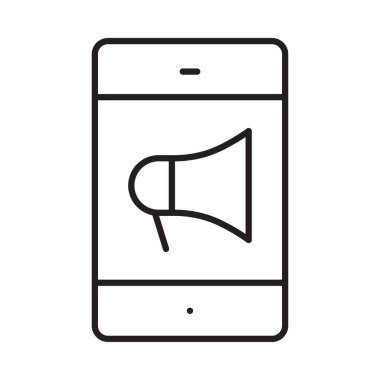 Online web pazarlama vektör simgesi