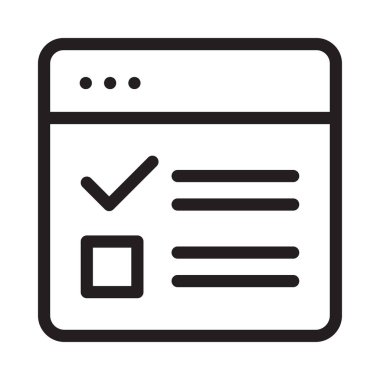 liste menü web simgesi