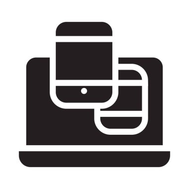 Online web pazarlama vektör simgesi