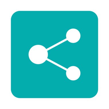 Bağlantı renk web vektör simgesi