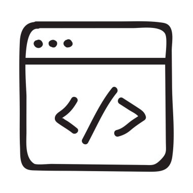 Internet tarayıcı web vektör simgesi