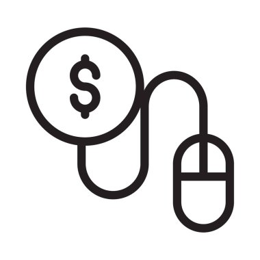 Online web pazarlama vektör simgesi