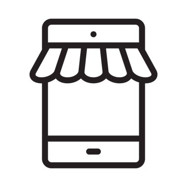 e-ticaret web vektör renk simgesi