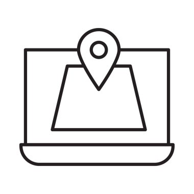 Gezinti web vektör simgesi