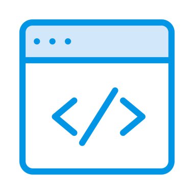 Internet tarayıcı web vektör simgesi