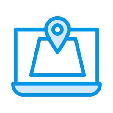 Online web pazarlama vektör simgesi