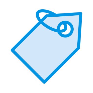 Beyaz arka plan, vektör, illüstrasyon izole alışveriş etiket düz simgesi