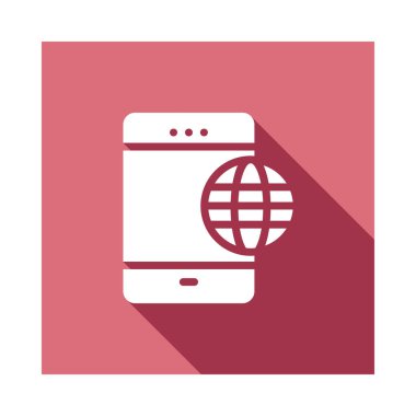 Internet tarayıcı web vektör simgesi