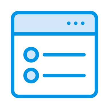 liste menü web simgesi