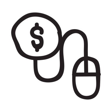 Online web pazarlama vektör simgesi